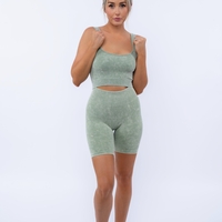 Rib Tank With Square Neck