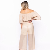 Two-tone Summer Capri Pants