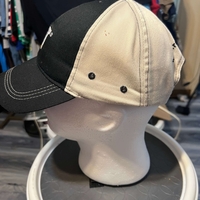 CAT Black and White Adjustable Hat