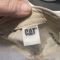 CAT Black and White Adjustable Hat