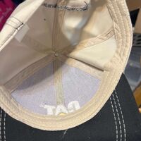 CAT Black and White Adjustable Hat