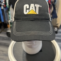 CAT Black and White Adjustable Hat