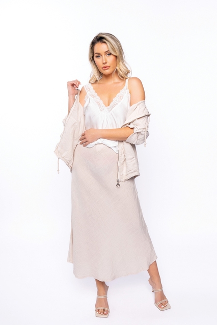 Maxi Linen Skirt