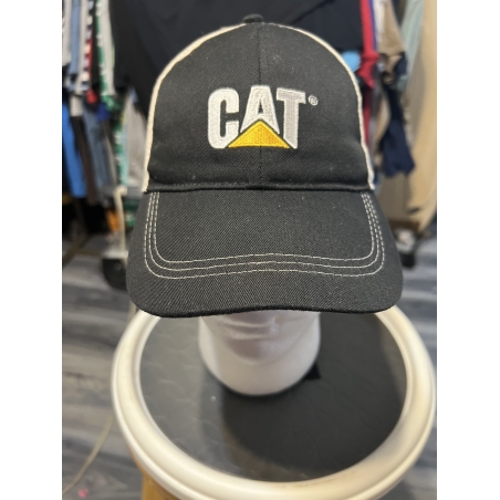 CAT Black and White Adjustable Hat