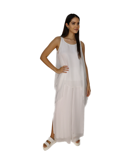 Silky Sleeveless Blouse