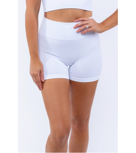 Ribbed Booty Shorts 3'' Inseam