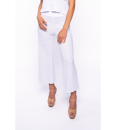 Weekend Ruffled Capri Pants