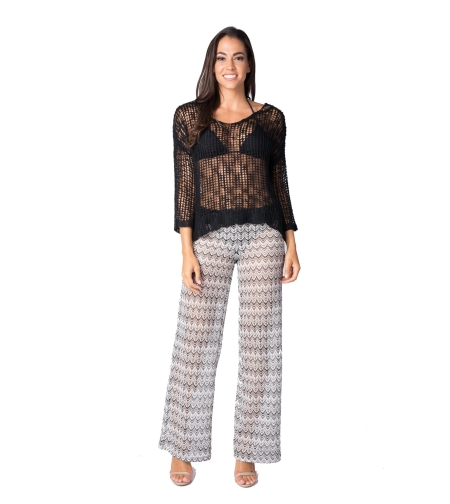 Mesh Knit Sweater
