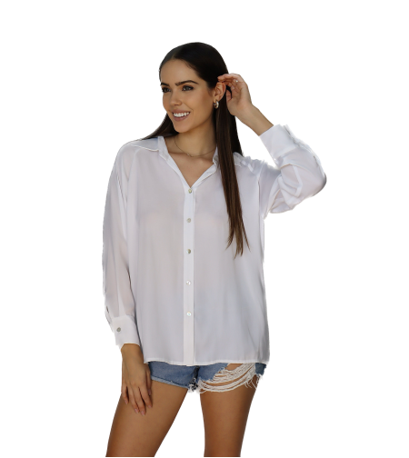 Must Have Satin Button Down Blouse