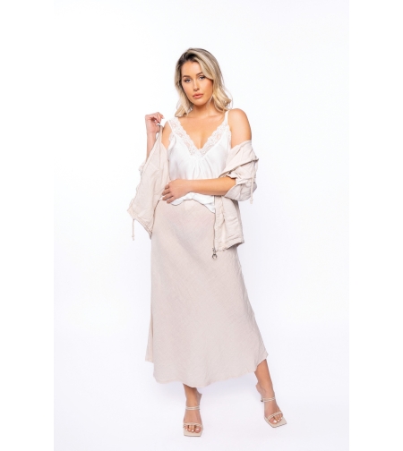 Maxi Linen Skirt