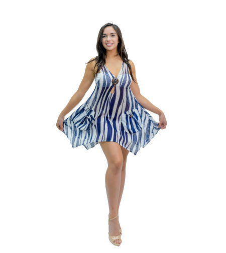 Slither Away Zebra Tunic W/ Pockets