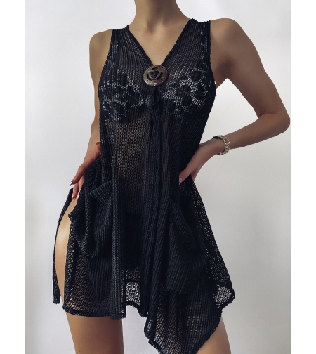 Slither Away Solid Color Dress_2