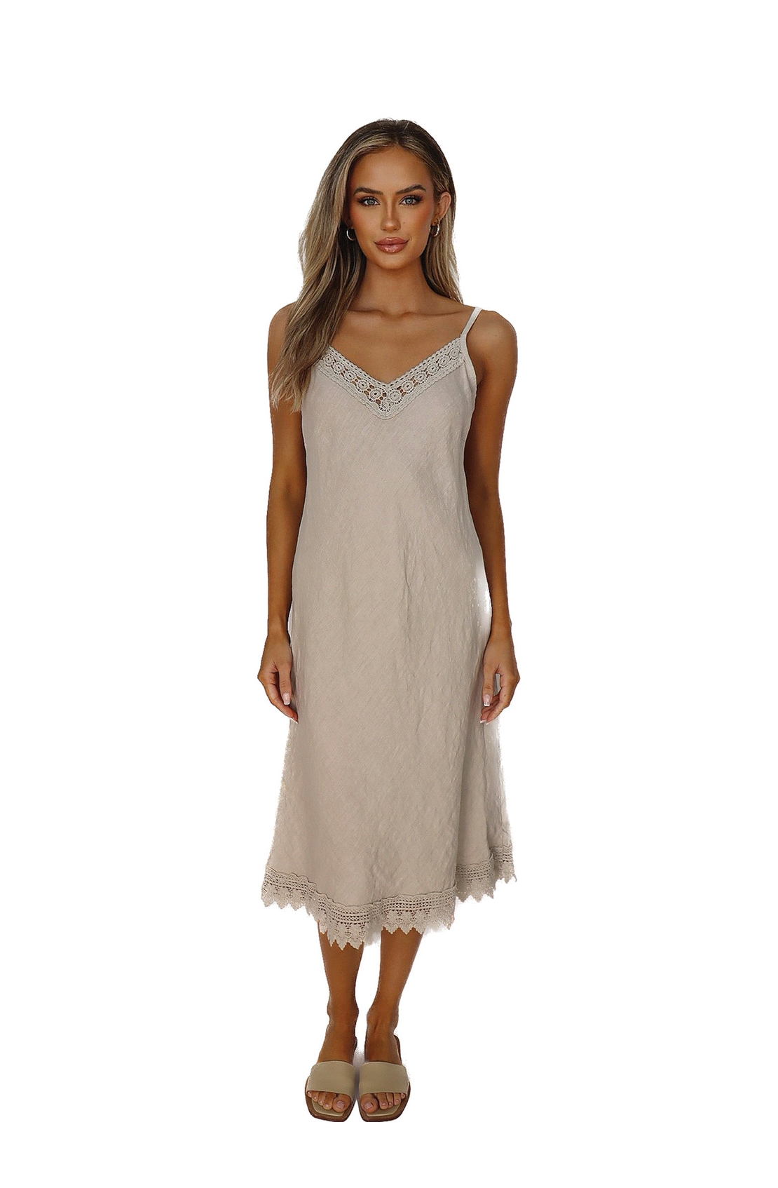 Goddess Linen Dress
