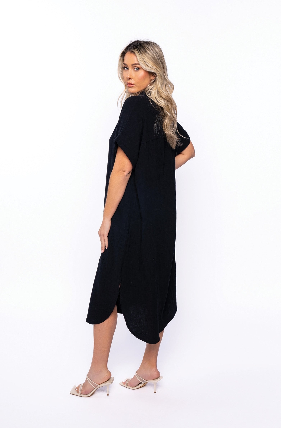 Collared Button Down Dress