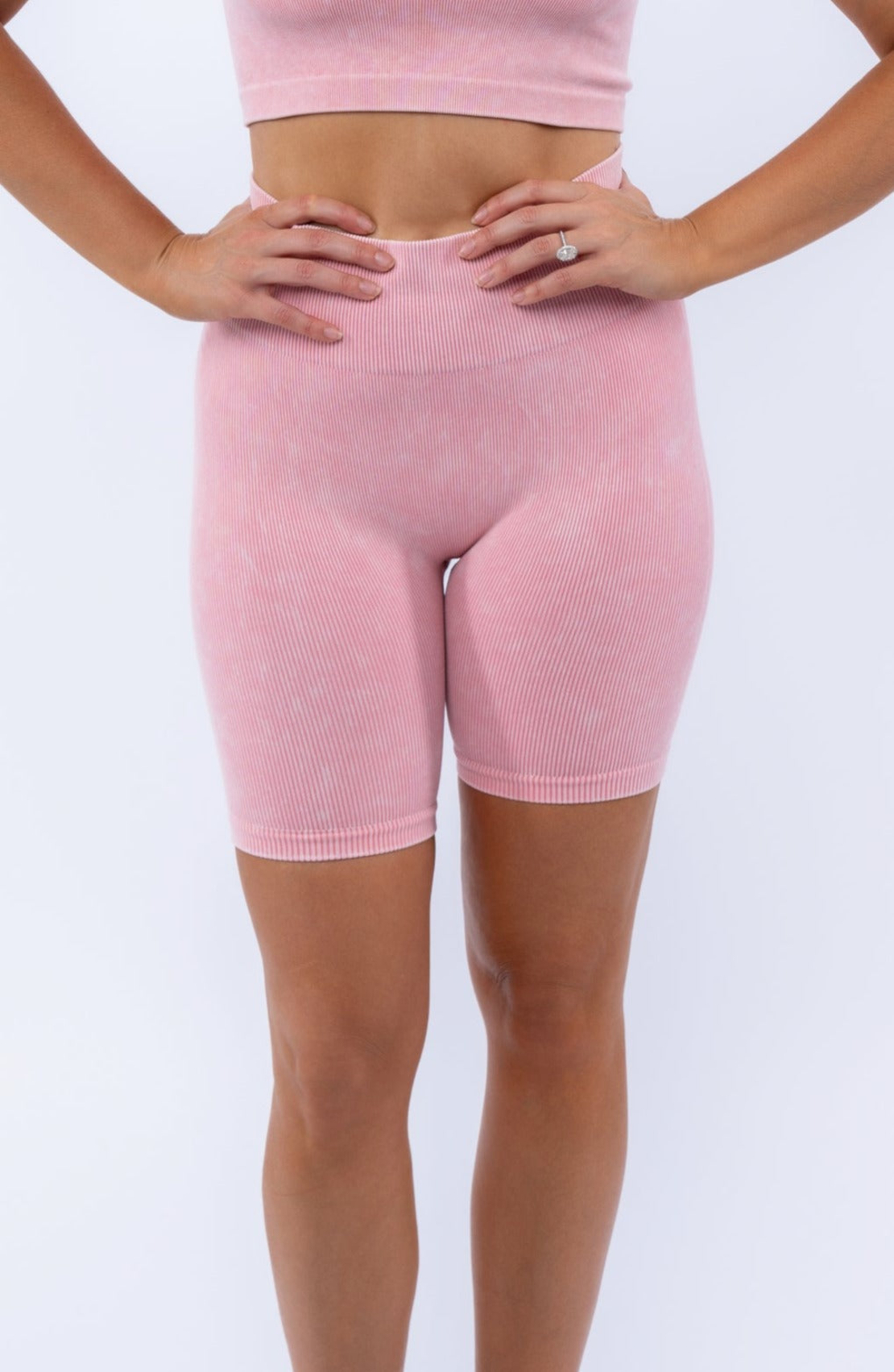Bike Ribbed Shorts 5'' Inseam