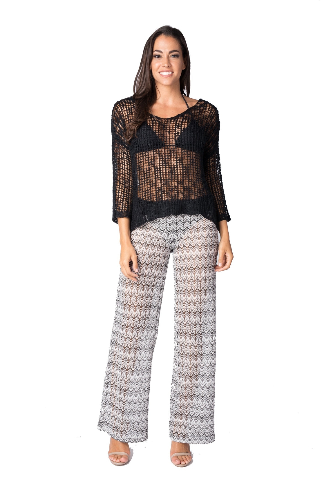 Mesh Knit Sweater