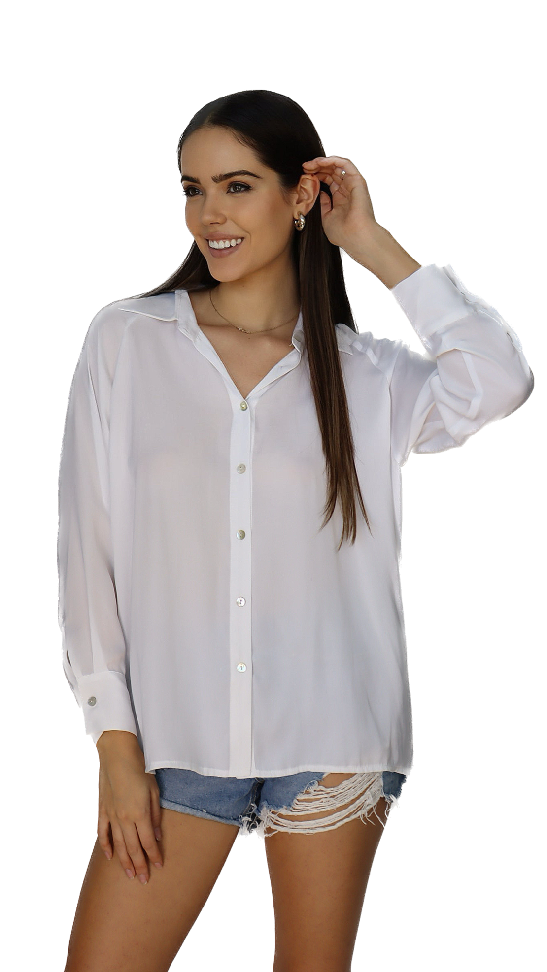 Must Have Satin Button Down Blouse