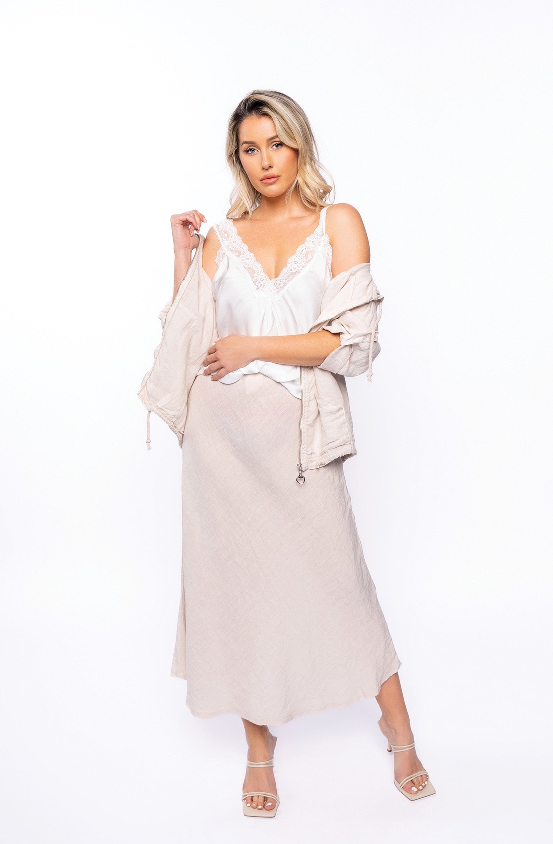 Maxi Linen Skirt
