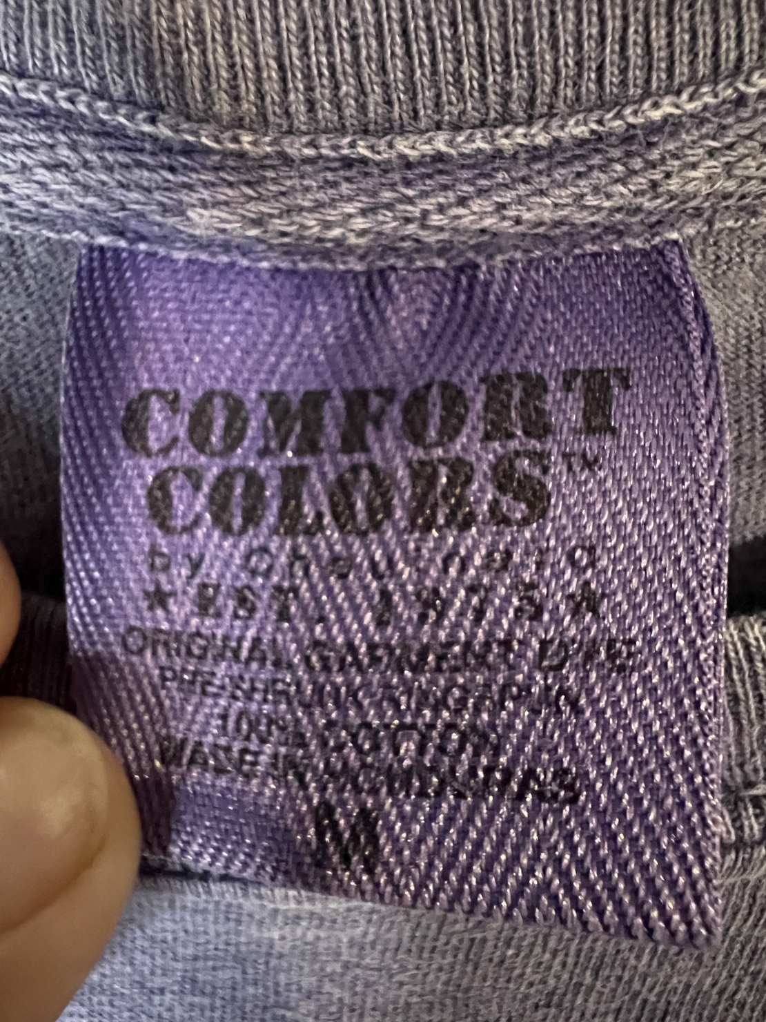 Men’s Medium LSU Tigers Comfort Colors Tshirt