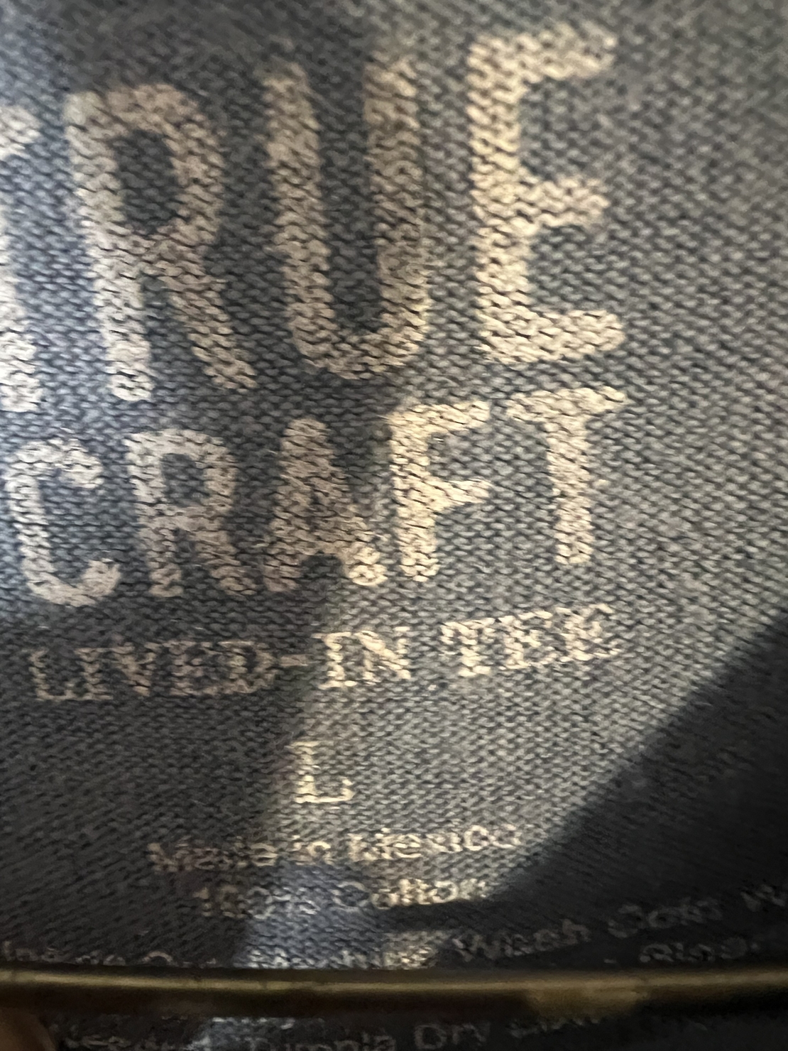 Men’s Large True Craft Skull Tshirt